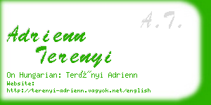 adrienn terenyi business card